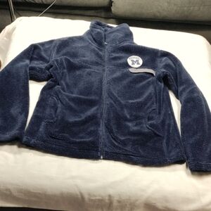 Michigan Women's Fleece Zippered Coat Size Large